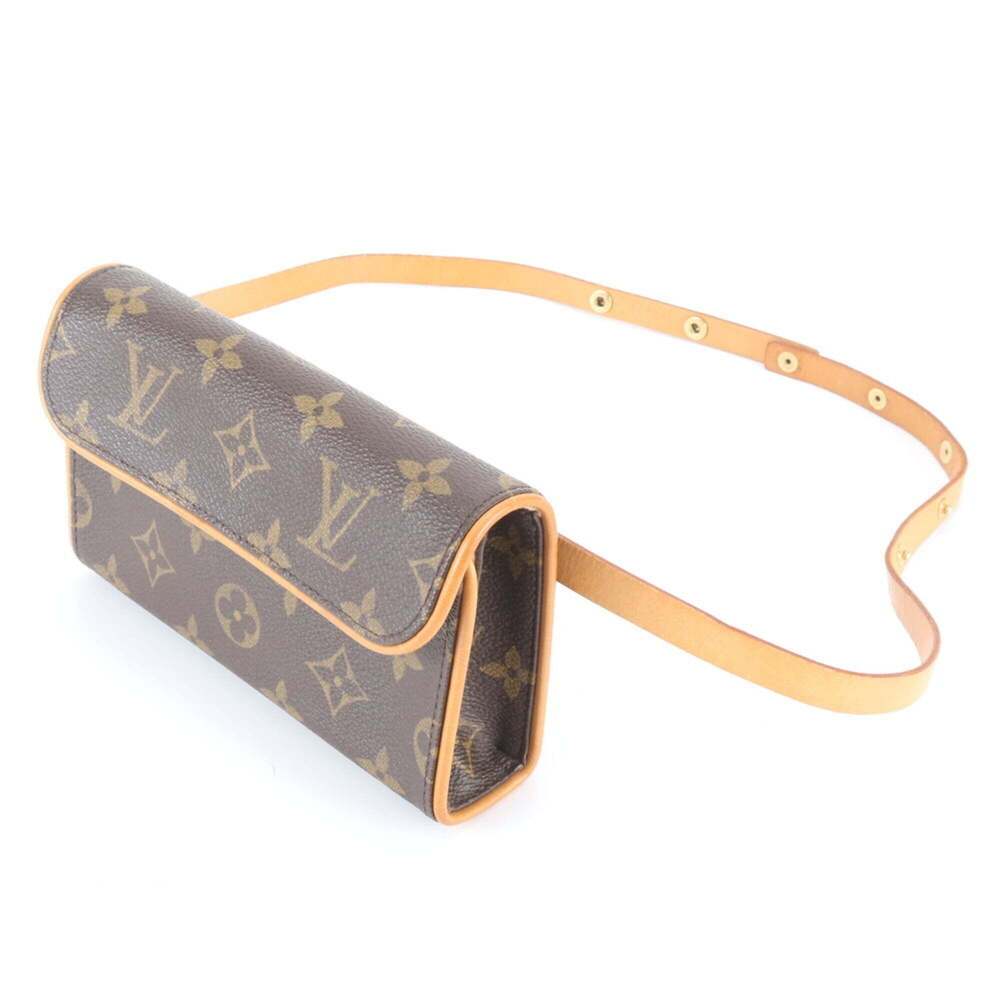 LOUIS VUITTON Brown Monogram Leather Pochette Mini Bag - Picture 3 of 13